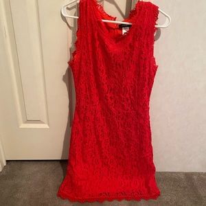 Dress dress boutique red lace dress